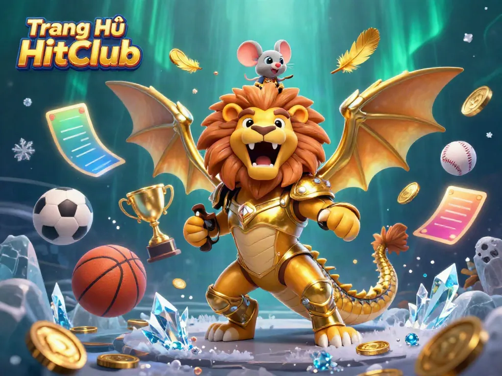 Experience thrilling gameplay action on Trang Chủ HitClub with dynamic sports elements, vibrant characters, and engaging casino visuals.